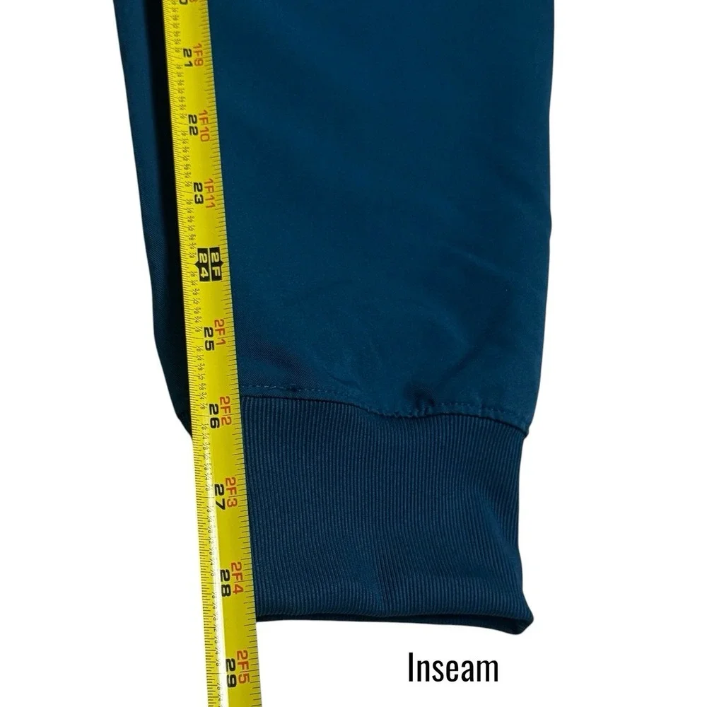 NEW Jaanuu Ultralast Scrub Jogger Pants Caribbean Blue Medical Career Comfort M